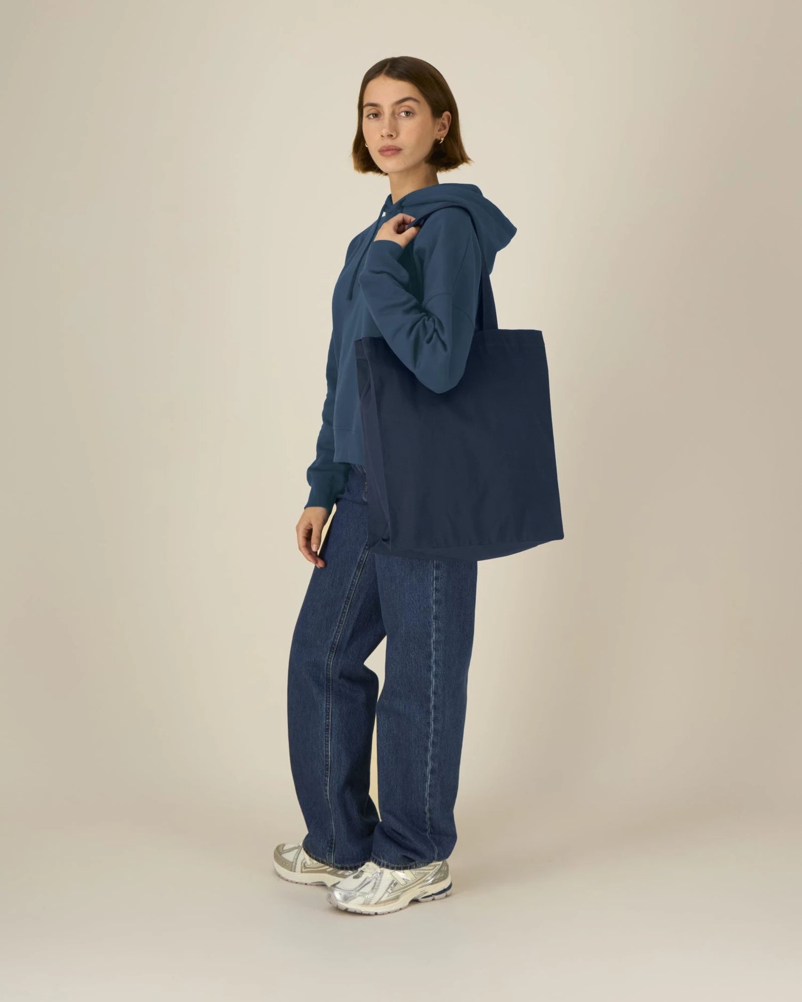 Tote bag recyclé Stanley/Stella Mid à personnaliser - French Navy